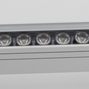 500mm, 18W IP65 LED pared arandela RGB DMX512 Control 
