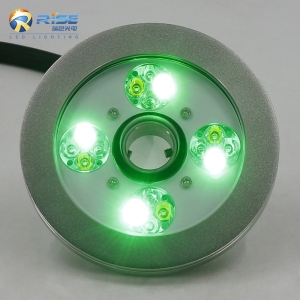 Luz de fuente LED de cascada de control RGB DMX512 de 16W resistente al agua IP68 de acero inoxidable 316L
         