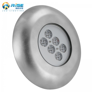 Foco LED para piscina exterior 24W 316L acero inoxidable IP68 